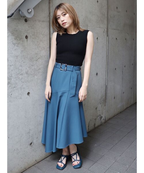 MURUA(ムルーア)の「ファインベーシックニットタンク(タンクトップ・レディース・ブラック/グリーン/アイボリー/モカ・FREE)」の20枚目の写真