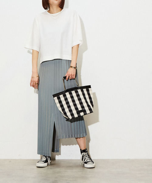 【 muveil × converse 】 ハート　ベージュ　プリーツ　スカート muveil × converse 】 ハート ベージュ プリーツ スカート