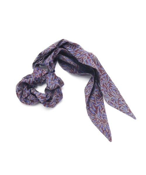 SALON adam et rope'(サロン アダム エ ロペ)の「【LIBERTY】リバティプリントマルチウェイスカーフシュシュ(シュシュ・レディース・ブラック/ブラウン/ピンク・FREE)」の9枚目の写真