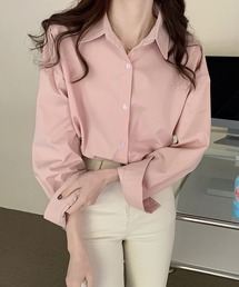 オーバーサイズカラーシャツ