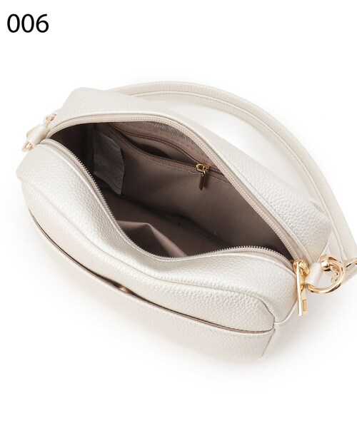 Ober Tashe(オーバータッシェ)の「太ベルト2WAYBOXショルダー(ショルダーバッグ・レディース・ブラック/ホワイト/シルバー・FREE)」の11枚目の写真