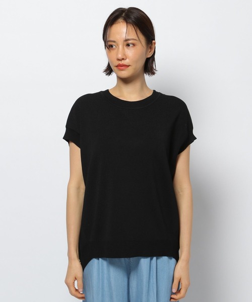 セール】【WEB限定カラー展開】ガゼットニットプルオーバー（T