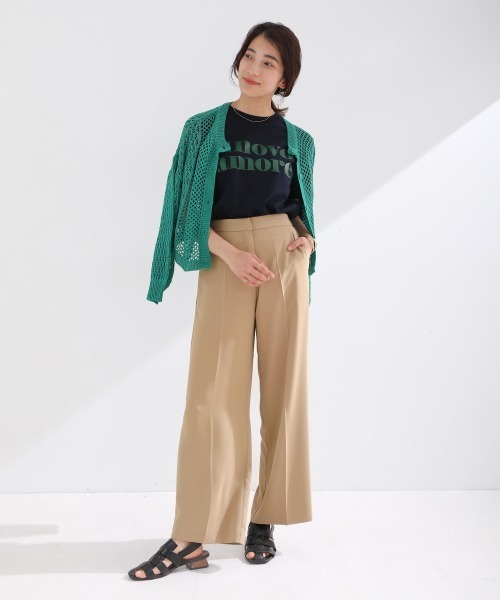 Bou Jeloud(ブージュルード)の「unovo amoreロゴTee(Tシャツ/カットソー・レディース・ネイビー/オフホワイト・FREE)」の12枚目の写真