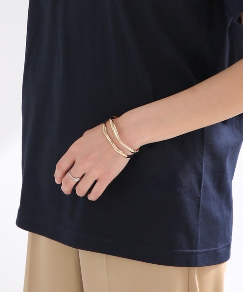 Bou Jeloud(ブージュルード)の「unovo amoreロゴTee(Tシャツ/カットソー・レディース・ネイビー/オフホワイト・FREE)」の18枚目の写真