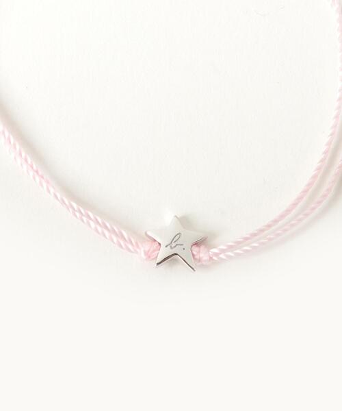 agnes b.（アニエスベー）の「H925 BRACELET B. FOREVER KIDS ブレスレット（ブレスレット・レディース・ピンク・FREE）」の2枚目の写真