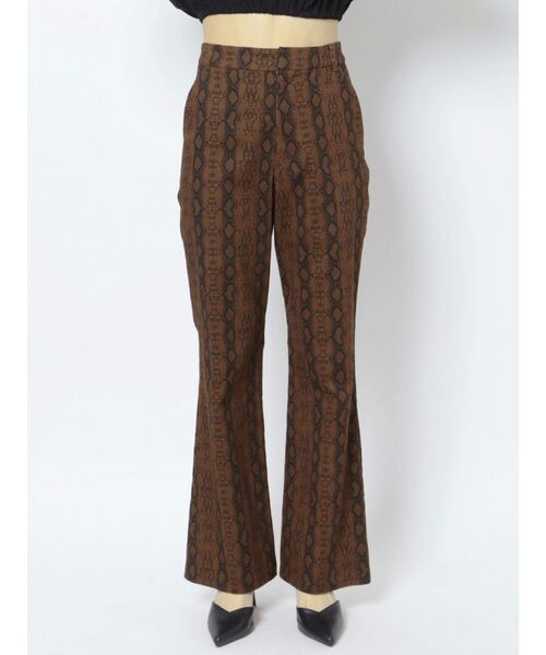 EVRIS（エヴリス）の「パイソンツイルワイドパンツ（その他パンツ・レディース・ブラウン/ベージュ・SMALL/MEDIUM）」の22枚目の写真