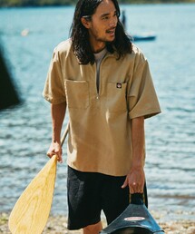 RED KAP | RED KAP/レッドキャップ 別注 ハーフジップ ワンポイント 半袖ワークシャツ/SP H/Z SS SHIRT(シャツ/ブラウス)