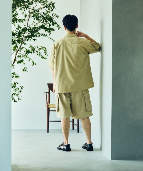 RED KAP（レッドキャップ）の「RED KAP/レッドキャップ 別注 ハーフジップ ワンポイント 半袖ワークシャツ/SP H/Z SS SHIRT（シャツ/ブラウス・メンズ・ブラック/ベージュ・MEDIUM/LARGE）」の21枚目の写真