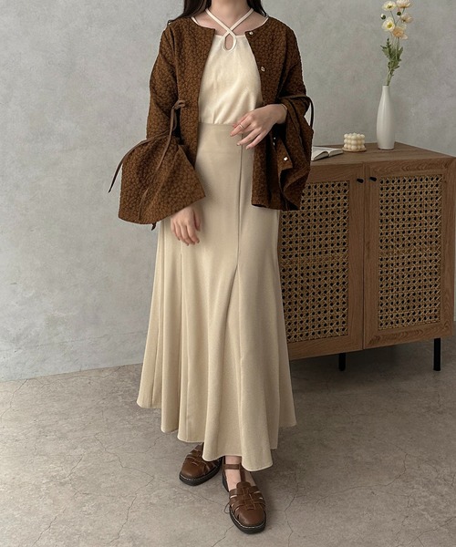 和花コラボアイテム】マルチフラワージャガードトップス【ZOZOTOWN限定