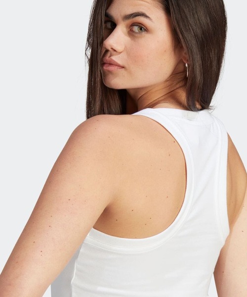 adidas（アディダス）の「プレミアム エッセンシャルズ タンクトップ / アディダスオリジナルス adidas Originals（タンクトップ・レディース・ホワイト/ブラック/ブルー・LARGE/SMALL/MEDIUM/X-LARGE/X-SMALL/XX-LARGE）」の12枚目の写真