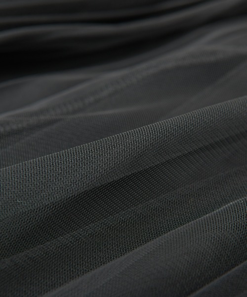 un dix cors（アンディコール）の「チュールスカート（スカート・レディース・ホワイト/チャコールグレー/ブラック・FREE）」の14枚目の写真