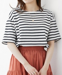 ボーダーTシャツ【丈夫でよれにくい・UVカット】
