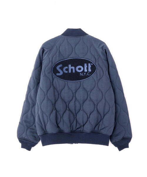 【名品】 Schott WEB限定 オニオンキルトJKT オーバル シニールロゴ 名品】 Schott WEB限定 オニオンキルトJKT オーバル シニールロゴ