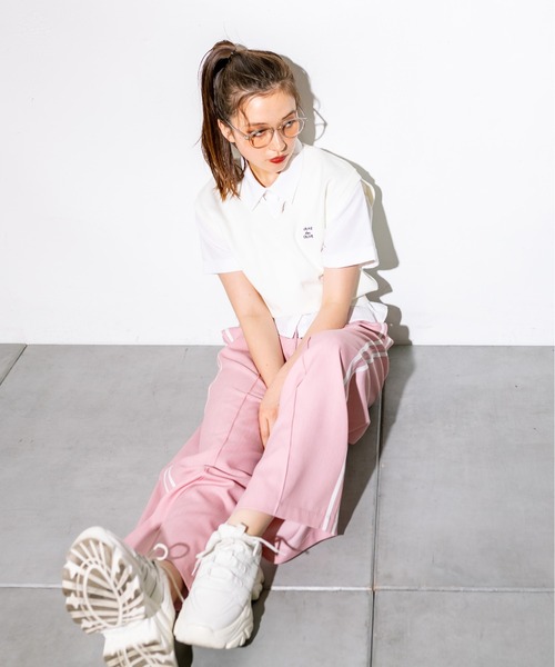 OLIVE des OLIVE（オリーブデオリーブ）の「ワンポイント刺繍ニットベスト　1032050070（ベスト・レディース・ネイビー/オフホワイト/トップグレー・FREE）」の10枚目の写真