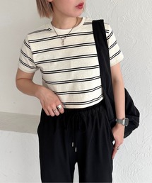 マルチボーダーショートTシャツ【ZOZOTOWN限定アイテム】