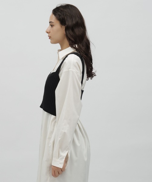 LAKOLE（ラコレ）の「ニットビスチェ / 972251（タンクトップ・レディース・ヘザーグレー/ブラック・SMALL/MEDIUM）」の10枚目の写真