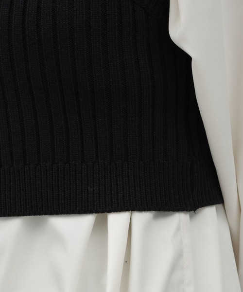 LAKOLE（ラコレ）の「ニットビスチェ / 972251（タンクトップ・レディース・ヘザーグレー/ブラック・SMALL/MEDIUM）」の14枚目の写真