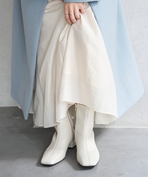 LE TALON | 2.5cmスクエアフィットショートブーツ(ブーツ)