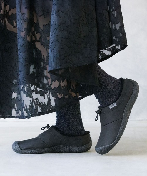 KEEN（キーン）の「HOWSER III SLIDE / ハウザー　スリー　スライド / レディース スニーカー スリッポン サンダル（スニーカー・レディース・ブラック・26cm/24.5cm/25cm/24cm/25.5cm/23.5cm/23cm/22.5cm）」の9枚目の写真