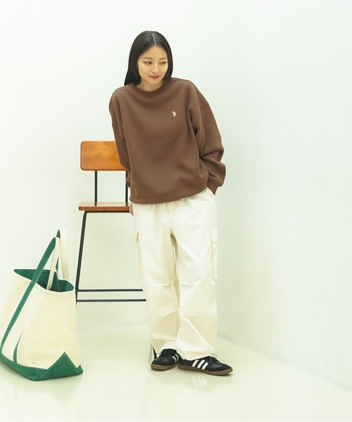 セール】【U.S.POLO ASSN./ユーエスポロアッスン】裏起毛 ワンポイント