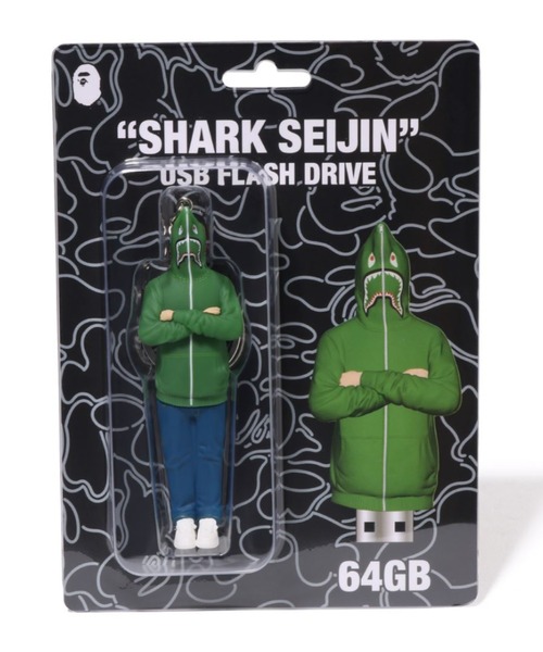 A BATHING APE（アベイシングエイプ）の「SHARK SEIJIN USB FLASH