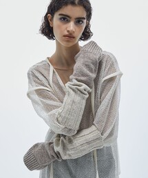 STUDIOUS | 【STUDIOUS/ステュディオス】バイカラーネップアームウォーマー(アームカバー)