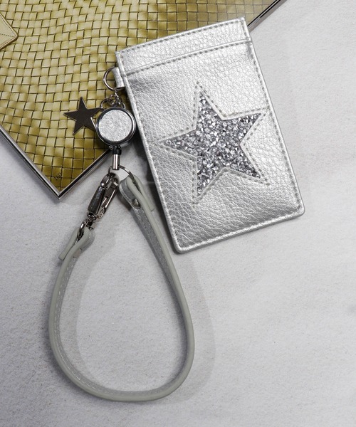 FUNALIVE（ファンアライブ）の「Pisoraro スタージェリー　パスケース（パスケース・レディース・シルバー/ライトグレー/ブラック・FREE）」の3枚目の写真