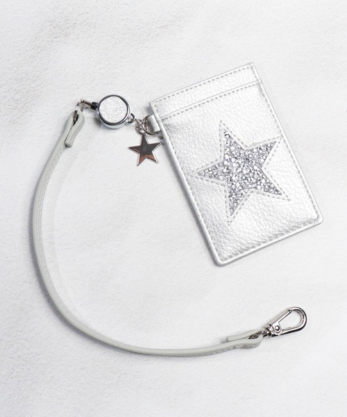 FUNALIVE（ファンアライブ）の「Pisoraro スタージェリー　パスケース（パスケース・レディース・シルバー/ライトグレー/ブラック・FREE）」の7枚目の写真