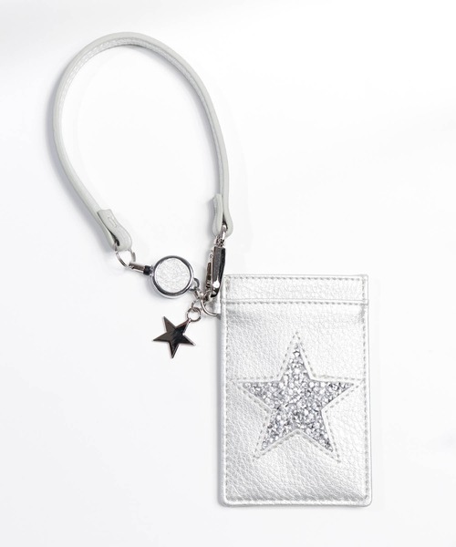 FUNALIVE（ファンアライブ）の「Pisoraro スタージェリー　パスケース（パスケース・レディース・シルバー/ライトグレー/ブラック・FREE）」の6枚目の写真