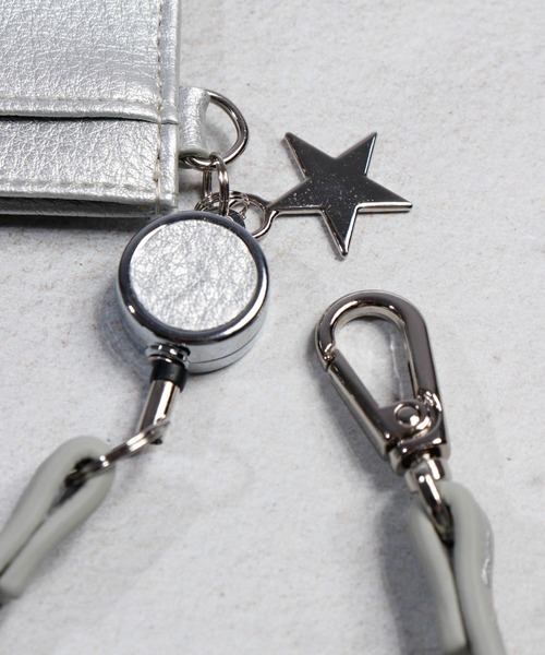 FUNALIVE（ファンアライブ）の「Pisoraro スタージェリー　パスケース（パスケース・レディース・シルバー/ライトグレー/ブラック・FREE）」の11枚目の写真