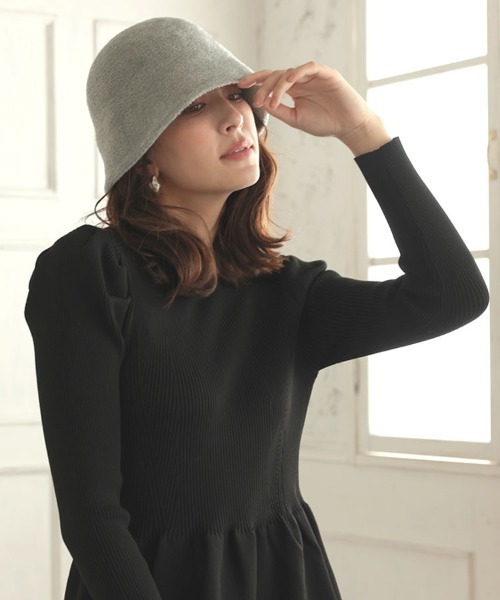 DONOBAN（ドノバン）の「モールベルHAT（ハット・レディース・アイボリー/グレイッシュベージュ/ブラック・F）」の5枚目の写真