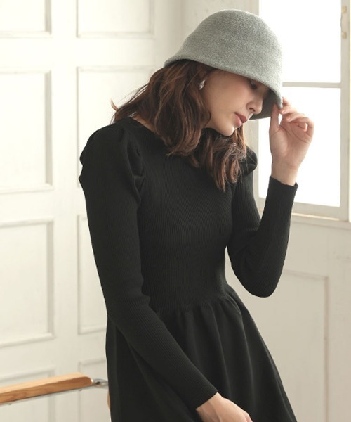 DONOBAN（ドノバン）の「モールベルHAT（ハット・レディース・アイボリー/グレイッシュベージュ/ブラック・F）」の4枚目の写真