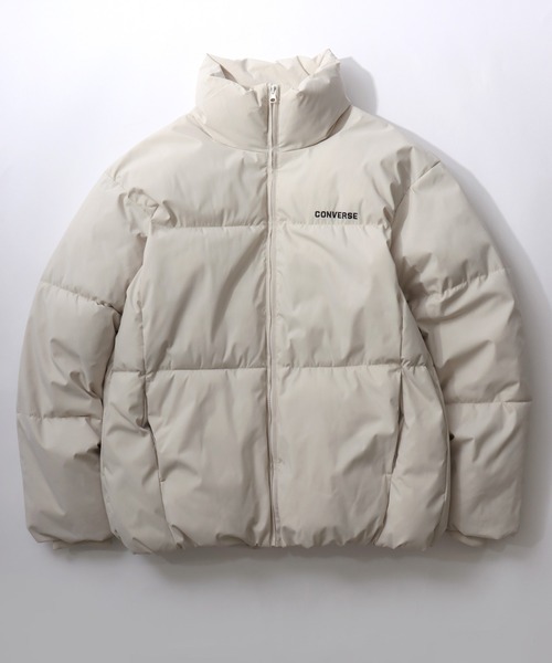 CONVERSE（コンバース）の「CONVERSE/コンバース PUFFER JACKET/防風 撥水 オーバーサイズ 中綿 ファイバーダウン パファージャケット/キルティングアウター/レディース メンズ（ダウンジャケット/コート・レディース・ブラック/オフホワイト/チャコール/ブラック系その他/ホワイト系その他・LL/M/L）」の22枚目の写真