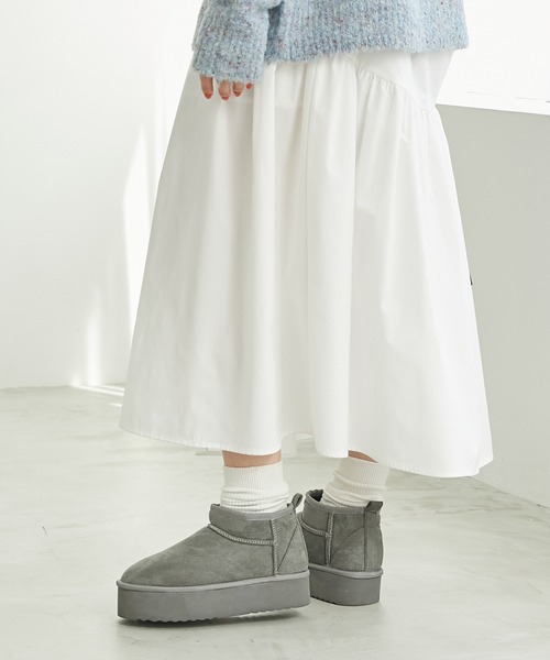 Chaco closet（チャコ クローゼット）の「厚底 ラウンドトゥ ショートブーツ（ブーツ・レディース・ダークブラウン/グレー/ブラウン/ブラック・S/M/L）」の15枚目の写真