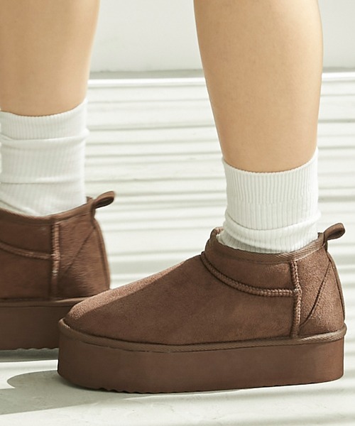 Chaco closet（チャコ クローゼット）の「厚底 ラウンドトゥ ショートブーツ（ブーツ・レディース・ダークブラウン/グレー/ブラウン/ブラック・S/M/L）」の21枚目の写真