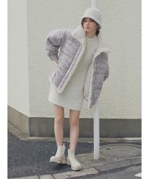 SNIDEL | ツイードダウン(その他アウター)