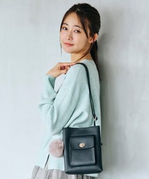 grove | ヒネリポケファーポン付きミニショルダー(ショルダーバッグ)