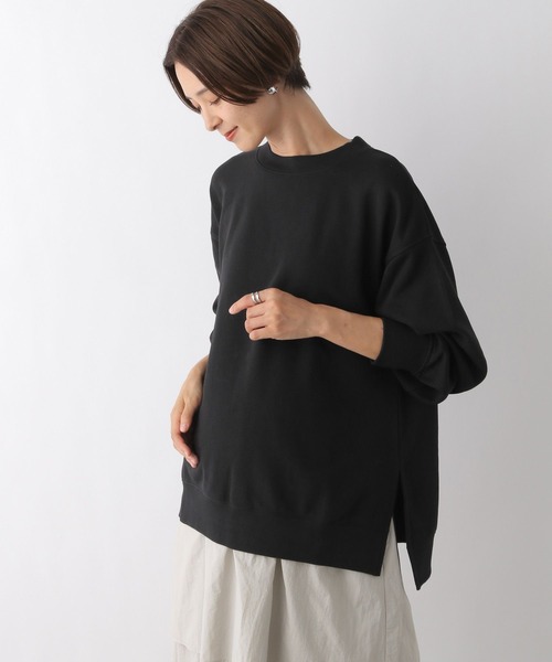 LEPSIM(レプシィム)の「【産前・産後対応】マタニティ/ボリュームスリーブ裏毛プルオーバー 961423(マタニティウェア/グッズ・レディース・ブラック/グレー/オフホワイト・FREE/SHORT)」の22枚目の写真