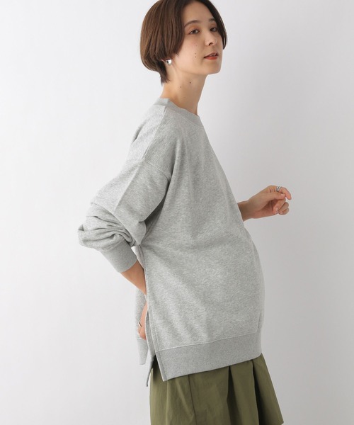 LEPSIM(レプシィム)の「【産前・産後対応】マタニティ/ボリュームスリーブ裏毛プルオーバー 961423(マタニティウェア/グッズ・レディース・ブラック/グレー/オフホワイト・FREE/SHORT)」の13枚目の写真