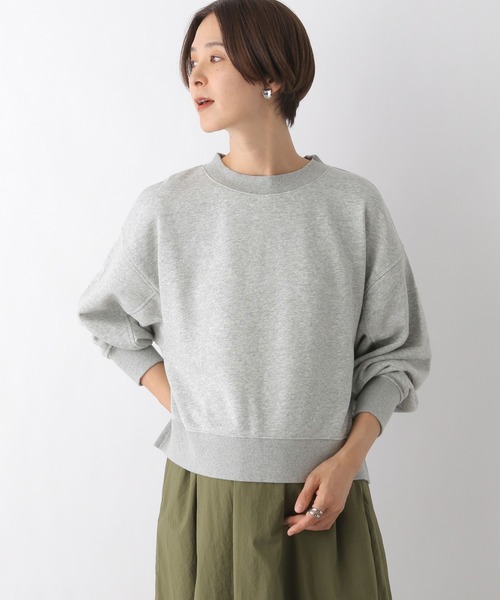 LEPSIM(レプシィム)の「【産前・産後対応】マタニティ/ボリュームスリーブ裏毛プルオーバー 961423(マタニティウェア/グッズ・レディース・ブラック/グレー/オフホワイト・FREE/SHORT)」の11枚目の写真