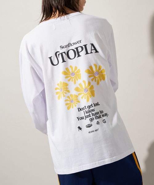 JOURNAL STANDARD（ジャーナルスタンダード）の「【ZOZO限定】ZZ MISHIMA MART L/S 1（Tシャツ/カットソー・メンズ・ホワイト×ネイビー/ホワイト系その他/ホワイト系その他3/ホワイト×イエロー/ホワイト×ブルー/ホワイト系その他2/ホワイト/ホワイト×グリーン・XXL/XS/XL/M/L/S）」の8枚目の写真