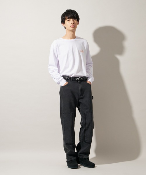 JOURNAL STANDARD（ジャーナルスタンダード）の「【ZOZO限定】ZZ MISHIMA MART L/S 1（Tシャツ/カットソー・メンズ・ホワイト×ネイビー/ホワイト系その他/ホワイト系その他3/ホワイト×イエロー/ホワイト×ブルー/ホワイト系その他2/ホワイト/ホワイト×グリーン・XXL/XS/XL/M/L/S）」の9枚目の写真