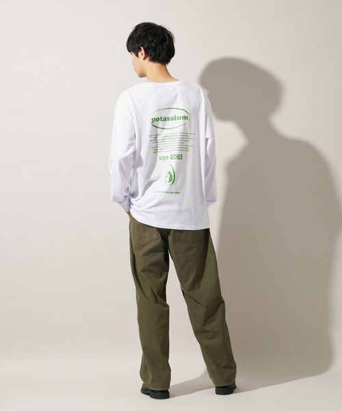 JOURNAL STANDARD（ジャーナルスタンダード）の「【ZOZO限定】ZZ MISHIMA MART L/S 1（Tシャツ/カットソー・メンズ・ホワイト×ネイビー/ホワイト系その他/ホワイト系その他3/ホワイト×イエロー/ホワイト×ブルー/ホワイト系その他2/ホワイト/ホワイト×グリーン・XXL/XS/XL/M/L/S）」の20枚目の写真