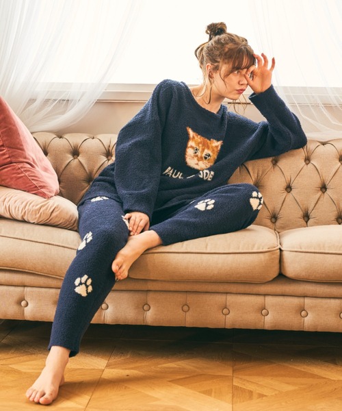 新品 PAUL&JOEヌネットジャガードプルオーバー ロングパンツ ルームウェア PAUL&JOE（ポール＆ジョー） パジャマ ルームウェア 「PAUL＆JOE」ヌ