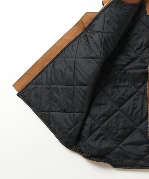 Carhartt（カーハート）の「carhartt/カーハート Arctic-Quilt Lined Duck Vest/キルティングライナー ダックベスト（ベスト・メンズ・ブラウン/ブラック・XL/L/M）」の14枚目の写真