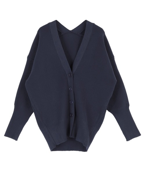 UR'S(ユアーズ)の「Vネックボリュームスリーブニットカーディガン(カーディガン/ボレロ・レディース・ネイビー/ベージュ/グリーン系その他/チャコール/ブラウン・L/S/M)」の15枚目の写真