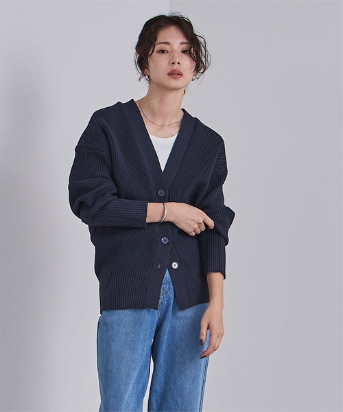 emmi ボリュームスリーブ カーディガン グレー ボリュームスリーブカーディガン | MOUJIC/ムジィーク | 三越伊勢丹