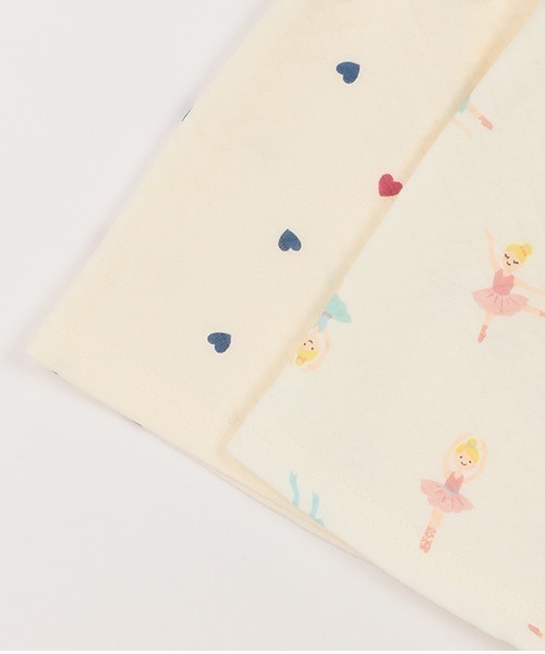 petit main（プティマイン）の「GIRLSキルトパジャマ（アンサンブル・キッズ・アイボリー/マルチ/ライトピンク・80ｃｍ/90cm/100cm/110cm/120cm/130cm）」の9枚目の写真