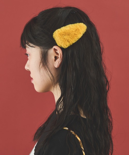 MERLOT(メルロー)の「ファービッグヘアピン(ヘアピン・レディース・イエロー/ブルー/ナチュラル・FREE)」の8枚目の写真