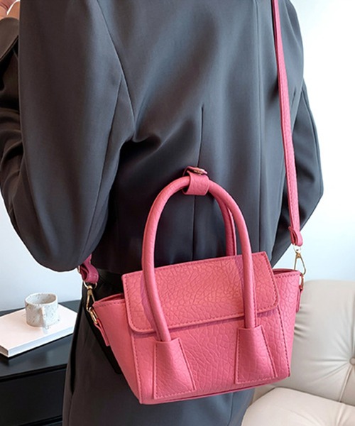 STYLEBLOCK（スタイルブロック）の「2WAYミニショルダーバッグ（ショルダーバッグ・レディース・ホワイト/ピンク/グリーン/ブルー/ブラック・FREE）」の5枚目の写真
